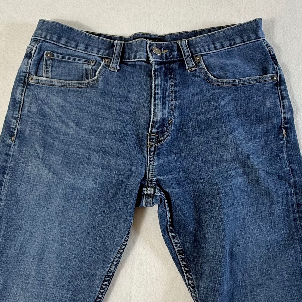 Banana Republic Slim Techmotion Jeans Mens 31x32 Stretch Denim Blue